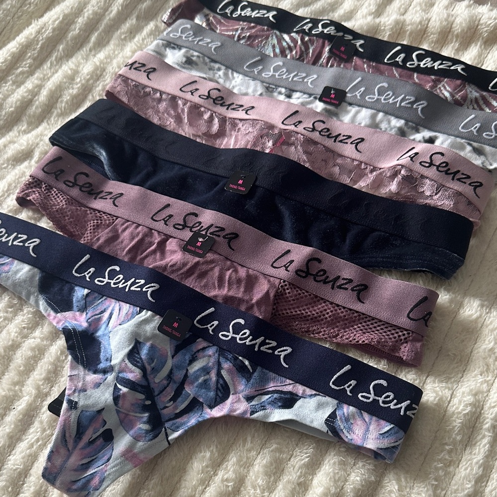 6 thong bundle NEW WITH TAGS